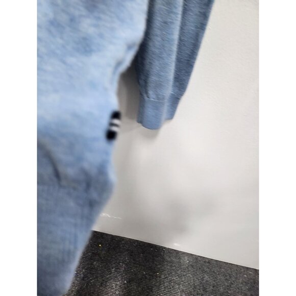 Nautica Luxury Performance Mens Sweater Large Light Blue Pullover V Neck Preppy - Picture 6 of 9